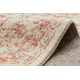 Вовняний килим LEGEND 468 01 GB100 OSTA - Розетка, рамка, ексклюзивний кремовий / червоний