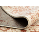 Wollen tapijt LEGEND 468 01 GB100 OSTA - Rozet, frame, exclusief crème / rood