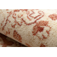 Вълнен килим LEGEND 468 01 GB100 OSTA - Розета, рамка, ексклузивен крем / червен