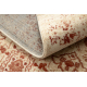 Вовняний килим LEGEND 468 01 GB100 OSTA - Розетка, рамка, ексклюзивний кремовий / червоний