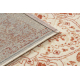 Vlněný koberec LEGEND 468 01 GB100 OSTA - Rozeta, rám, exkluzivní krémová / červená