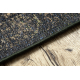 Вълнен килим ANTIGUA 518 77 JG900 OSTA - Розета, рамка, плоскотъкан зелен