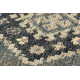 Gyapjú szőnyeg ANTIGUA 518 77 JG900 OSTA - Rozetta, keret, lapos szövésű zöld