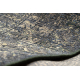 Vilnonis kilimas ANTIGUA 518 77 JG900 OSTA - Rozetė, rėmas, plokščio audinio žalias