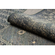 Wollen tapijt ANTIGUA 518 77 JG900 OSTA - Rozet, frame, vlakgeweven groen 
