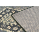 Gyapjú szőnyeg ANTIGUA 518 77 JG900 OSTA - Rozetta, keret, lapos szövésű zöld
