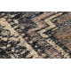 Wollen tapijt ANTIGUA 518 77 JF300 OSTA - Rozet, frame, vlakgeweven bruin