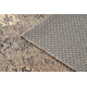 Vilnas paklājs ANTIGUA 518 77 JF300 OSTA - rozete, rāmis, plakani austi brūna
