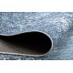 Tapis en laine ANTIGUA 518 76 KB500 OSTA - Rosace, cadre, tissé à plat gris / bleu 