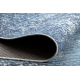 Vlněný koberec ANTIGUA 518 76 KB500 OSTA - Rozeta, rám, plošně tkaný šedý / modrý 