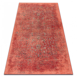 Vlnený koberec ANTIGUA 518 75 JP300 OSTA - Abstracțiune plocho tkaný červená 