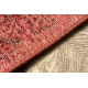 Wollen tapijt ANTIGUA 518 75 JP300 OSTA - Abstractie vlakgeweven rood