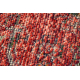 Villamatto ANTIGUA 518 75 JP300 OSTA - Abstraktio litteä kudottu punainen