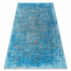 Шерстяний килим ANTIGUA 518 75 JQ500 OSTA - Абстракція плетіння синій