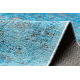 Vilnonis kilimas ANTIGUA 518 75 JQ500 OSTA - Abstrakcijos plokščio audinio mėlyna