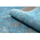 Vlnený koberec ANTIGUA 518 75 JQ500 OSTA - Abstracțiune plocho tkaný modrý