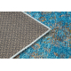 Vlnený koberec ANTIGUA 518 75 JQ500 OSTA - Abstracțiune plocho tkaný modrý
