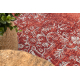 Wollteppich ANTIGUA 518 75 JR300 OSTA - Ornament flach gewebt rot