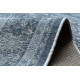Tapis en laine ANTIGUA 518 74 KB500 OSTA - Fleurs, cadre, tissé à bleu foncé 