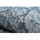 Tapis en laine ANTIGUA 518 74 KB500 OSTA - Fleurs, cadre, tissé à bleu foncé 
