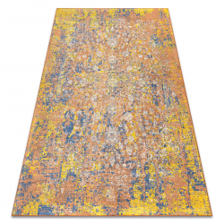 Tapete de lã ANTIGUA 518 75 XX034 OSTA - Ornamento tecido plano cor de laranja