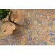 Gyapjú szőnyeg ANTIGUA 518 75 XX034 OSTA - Dísz lapos szövésű narancs
