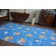 Fitted carpet for kids FROZEN blue ELSA