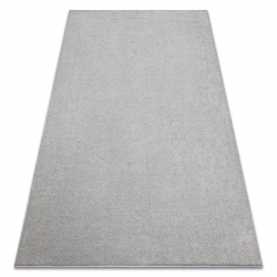 Fitted carpet CASHMERE grey 108 plain, flat