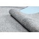 Carpet EXCELLENCE grey 109 plain, flat, MELANGE