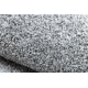 Carpet EXCELLENCE grey 109 plain, flat, MELANGE