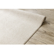 Fitted carpet EXCELLENCE cream 305 plain, flat, MELANGE