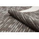 Montert teppe LIBRA brun 962 striper
