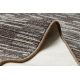 Montert teppe LIBRA brun 962 striper