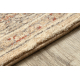 Vlněný koberec LEGEND 468 03 GB700 OSTA - Rozeta, rám, exkluzivní béžová / červená