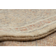 Вовняний килим LEGEND 468 03 GB700 OSTA - Розетка, рамка, ексклюзивний бежевий / червоний