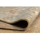Wool Carpet LEGEND 468 03 GB700 OSTA - Ροζέτα, σκελετός, αποκλειστική μπεζ / κόκκινο