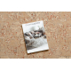 Vlnený koberec LEGEND 468 03 GB700 OSTA - Rozeta, rám, exkluzívna béžová / červená