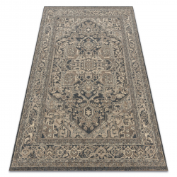 Villamatto LEGEND 468 10 GB500 OSTA - Ruusuke, kehyskuviolla, ylellinen harmaa / beige