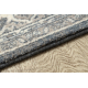 Vlnený koberec LEGEND 468 10 GB500 OSTA - Rozeta, rám, exkluzívna šedá / béžová