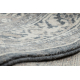 Alfombra de lana LEGEND 468 10 GB500 OSTA - Rosetón, estructura, exclusivo gris / beige