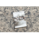 Wollen tapijt LEGEND 468 10 GB500 OSTA - Rozet, frame, exclusief grijs / beige