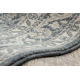 Alfombra de lana LEGEND 468 12 GB501 OSTA - Flores, estructura, exclusivo gris / beige