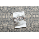 Vilnonis kilimas LEGEND 468 12 GB501 OSTA - Gėlės, rėmelis, išskirtinis pilka / smėlio
