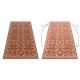 Вълнен килим LEGEND 468 16 GB301 OSTA - цветя, рамка, ексклузивен бежово / червен