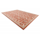 Vlněný koberec LEGEND 468 16 GB301 OSTA - Květiny, rám, exkluzivní béžová / červená