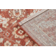 Вовняний килим LEGEND 468 16 GB301 OSTA - квіти, рамка, ексклюзивний бежевий / червоний