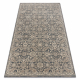 Wool Carpet LEGEND 468 16 GB500 OSTA - Λουλούδια, αποκλειστική μπεζ / γκρι