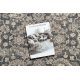 Vlnený koberec LEGEND 468 16 GB500 OSTA - Kvetiny, exkluzívna béžová / šedá