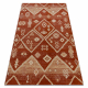 Vlněný koberec LEGEND 468 15 GB300 OSTA - Boho, exkluzivní červená / béžová