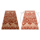 Wool Carpet LEGEND 468 15 GB300 OSTA - Boho, αποκλειστική κόκκινο / μπεζ
